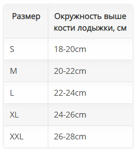 Ортез на голеностоп 2900 OPPO Medical, умеренная фиксация купить в OrtoMir24